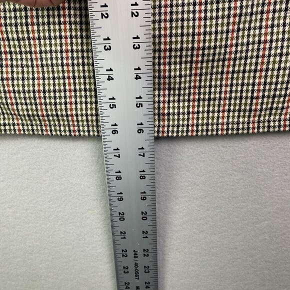 Tommy Hilfiger Mini Skirt Womens Size 12 Brown Red Checkered Sexy Cute Party NWT - Picture 7 of 14